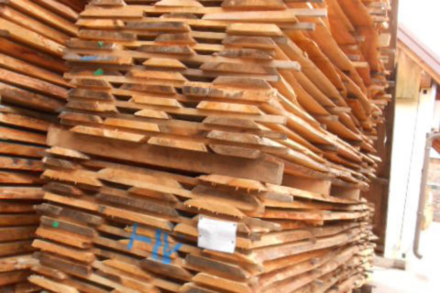 Cherry lumber